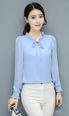 蝴蝶結(jié)雪紡襯衫之美,撩親淘分享有韻味的優(yōu)雅清涼度春夏女裝