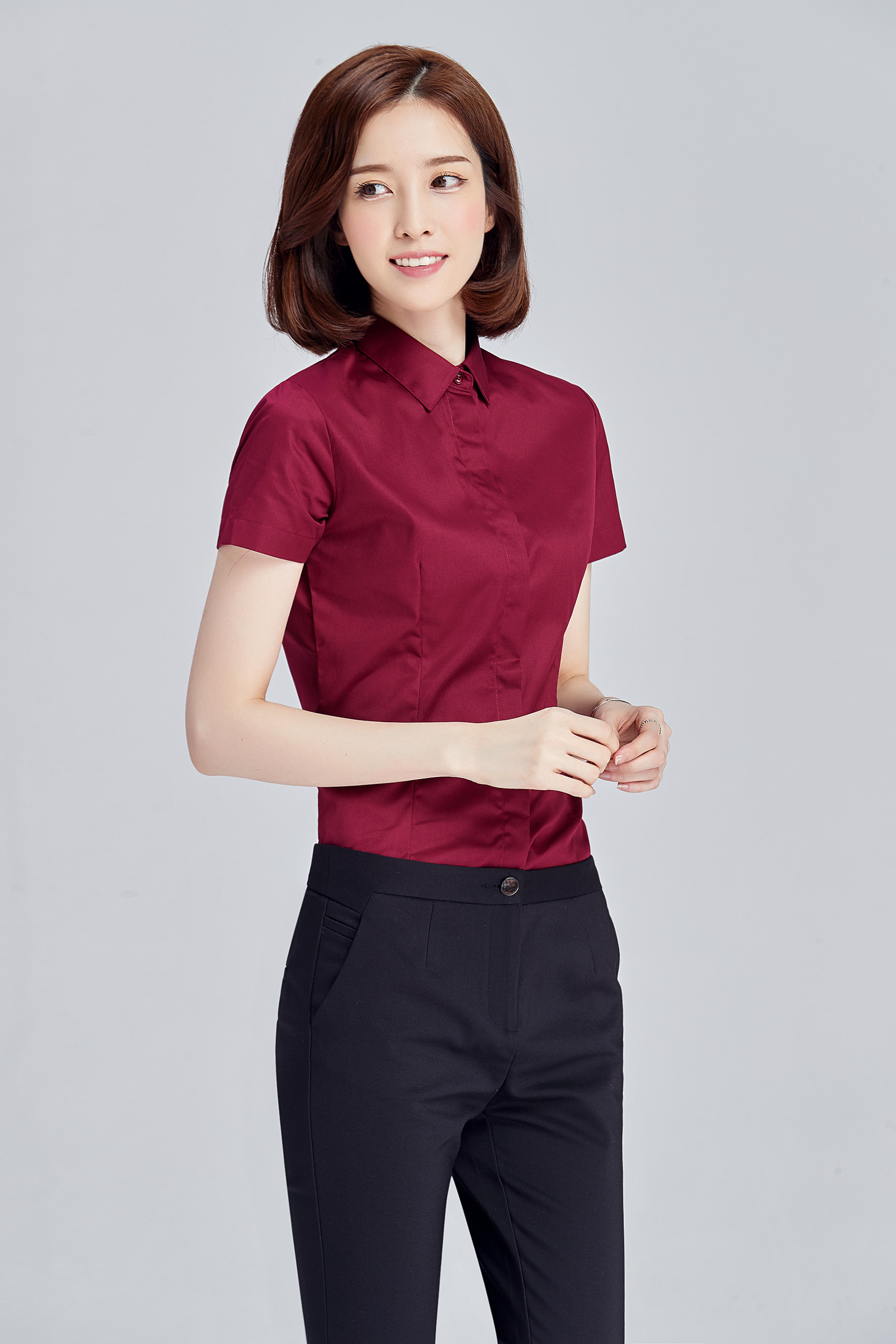 職業女裝正裝上衣襯衣OL通勤商務時尚優雅氣質襯衫網拍