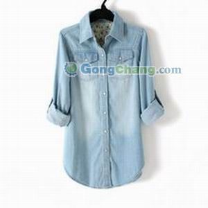 供應(yīng)牛仔襯衫,襯衫制作,襯衫的加工,襯衫訂做_紡織皮革_世界工廠網(wǎng)中國產(chǎn)品信息庫