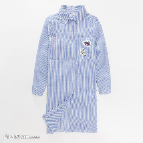 女士中長款襯衣