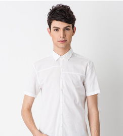 夏日清新之選 斯波帝卡172532竹節(jié)棉短袖襯衫